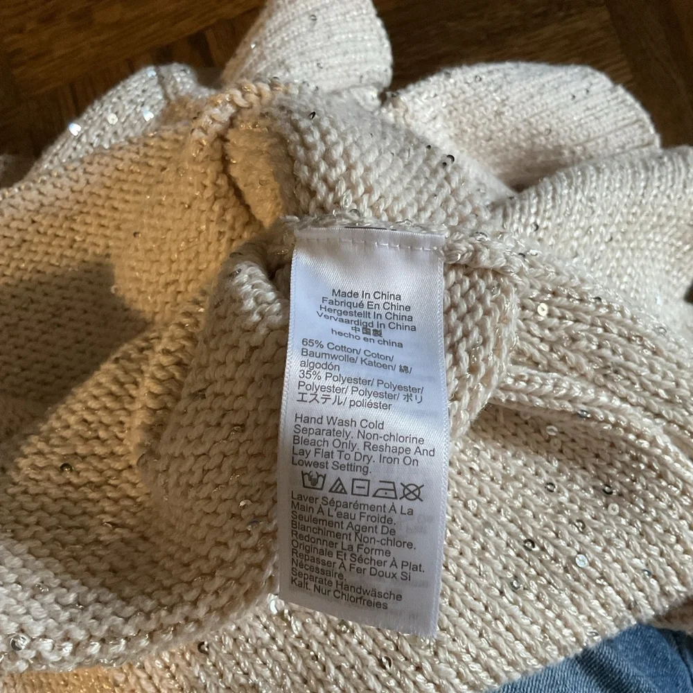 J. Crew Women's Sequin Polo Sweater